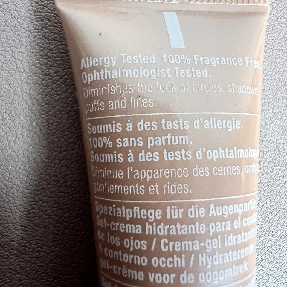 Clinique All About Eyes reduce las inhalaciones circulares ~ Tamaño completo 0,5 oz / 15 ml ~ ¡Nuevo! Foto 4 de 4