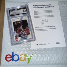 Michael Jordan Autograph CGC JSA Authentic Basketball Card Auto MJ Tarheels 1989