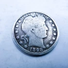 1898 Barber Quarter 90% SILVER Coin