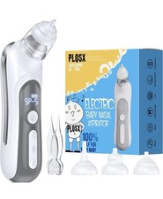 PLQSX Electric Baby Nasal Aspirator with Silicone Tips