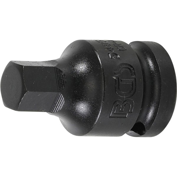 "Bgs Kraft-Bit-Einsatz Antrieb Innenvierkant 12,5 Mm (1/2\") Innensechskant 12 Mm"-image