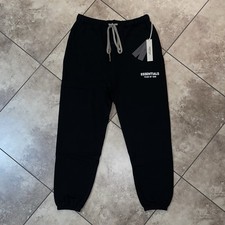 Fear of God Essentials Fleece Essential Sweatpant FW24 Black Size Medium