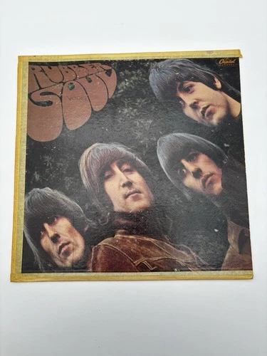 The Beatles Rubber Soul 1965 Vinyl LP Capitol ST-2442 Fair Condition