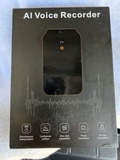 AI Voice Recorder 20H Battery Noise Reduction NEW/Open Box