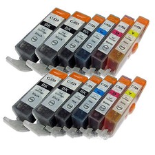 12 Pack PGI-225 CLI-226 Ink Combo For Canon PIXMA MG5120 MG5220 MG5320 MG6120