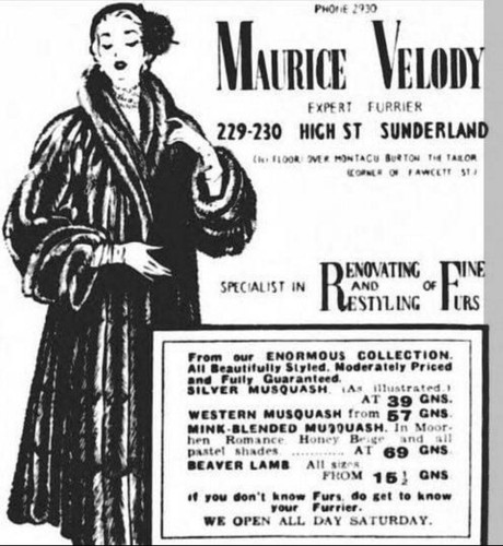 Vintage Maurice Velody 1950s Persian Lamb Coat Mink Fur Collar Brown Womens Uk12 - Picture 12 of 12
