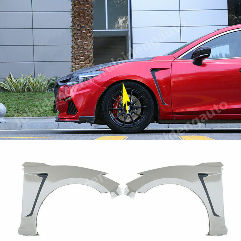 2014-2018 For Mazda 3 Axela Wide Body Fender Wheel Arch Well Trim