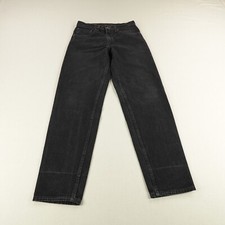 Vintage Levis Jeans Mens 31x32 Black Denim 550 Relaxed Fit Tapered Leg 90s Pants