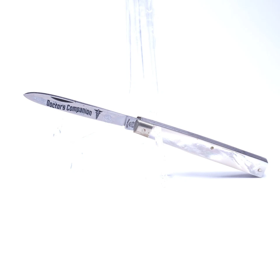 NAVAJA DE BOLSILLO PLEGABLE DE COLECCIÓN NOS FIGHT'N ROOSTER DOCTOR CADUCEUS 1 DE 100 PERLAS Foto 3 de 4