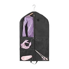 Garment Bag,Garment Bags For Travel,Dance Costumes Bag,Costume 40" 1 Pack Black