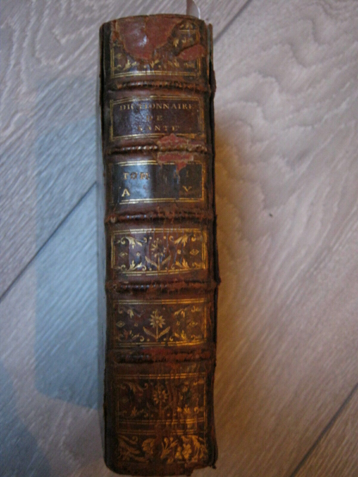 Livre ancien 18ème Dictionnaire portatif de chirurgie ou santé médecine 1771 Postorderverkoop met grote korting