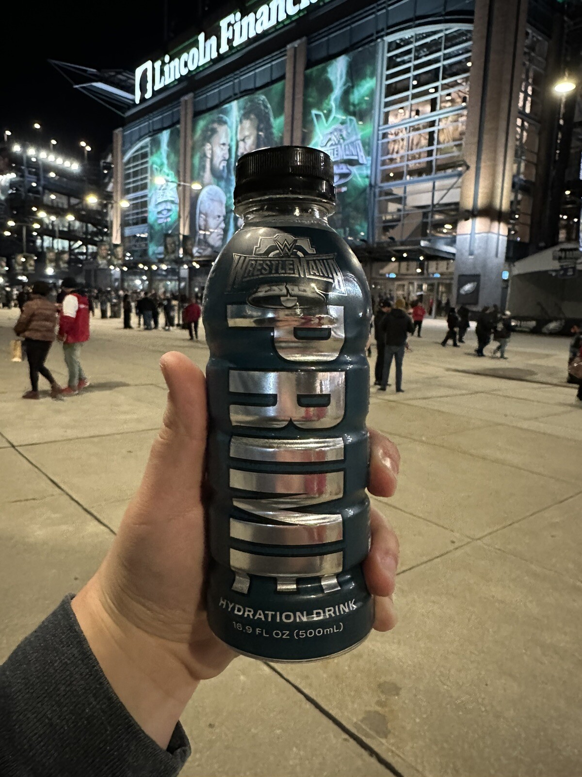 WWE Wrestlemania 40 XL Prime Hydration Drink Event Exclusive