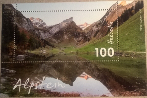 Schweiz 2018 Alpenstein m/s mnh u