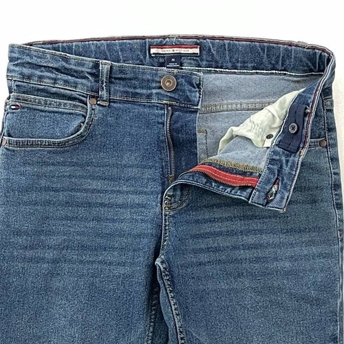 Tommy Hilfiger Boys Slim Skinny Jeans Blue Med Wash Denim Stretch 20 - Picture 3 of 9