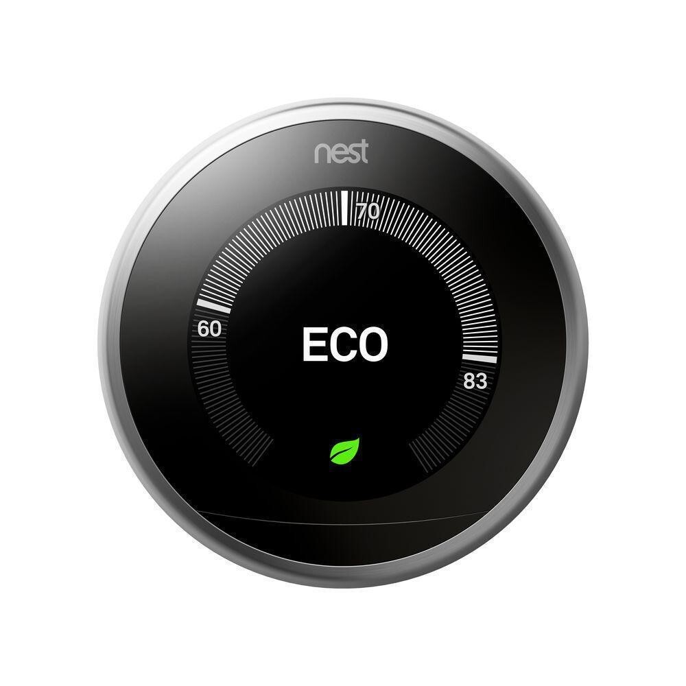 Google Nest 学習サーモスタット(第3世代) (T3007ES-US) ネスト温度