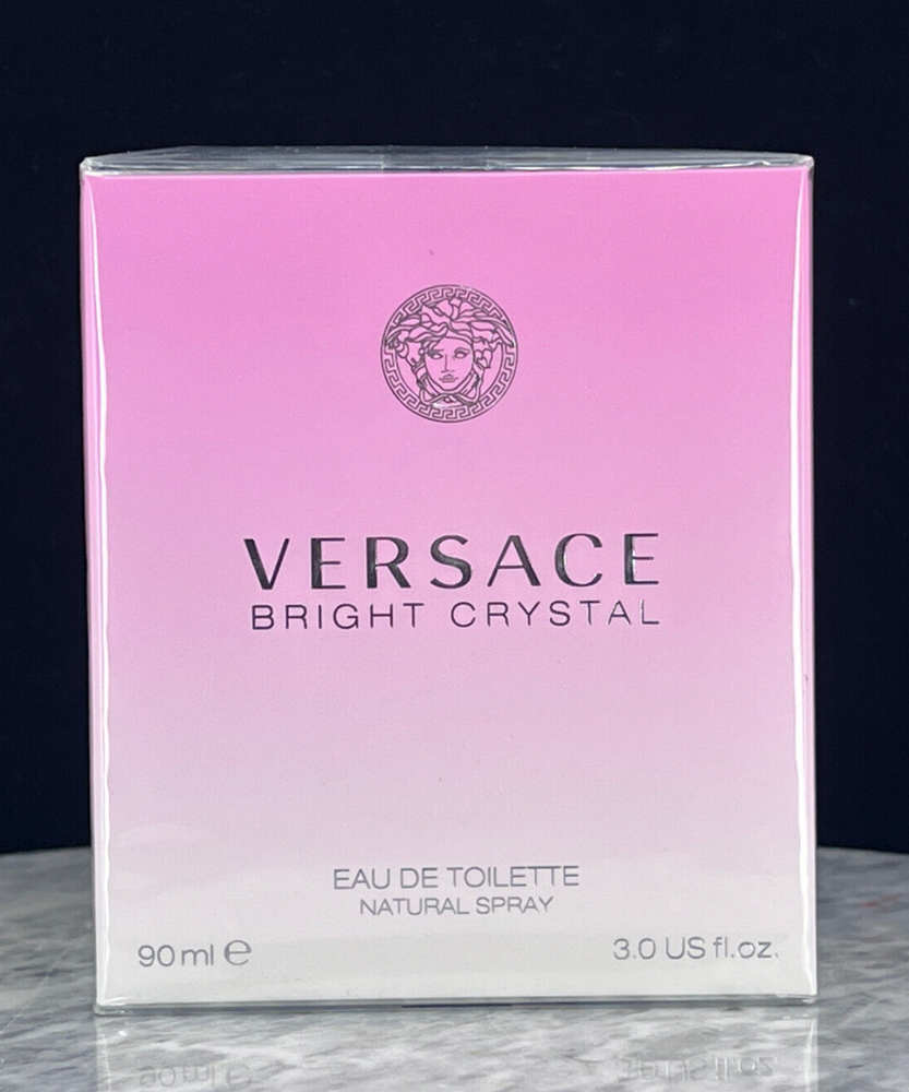 Versace Bright Crystal Eau De Toilette-3 oz (NIB)