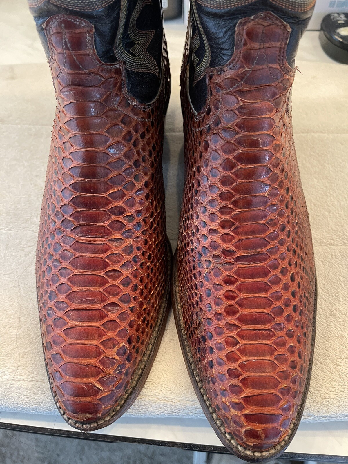Justin Men’s Vintage Cowboy Boots eBay