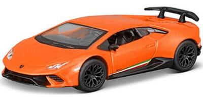 Lamborghini Huracan Performante Orange Speed Icons Series 1/64 Diecast Model Car