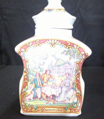 Beautiful James Saddler "The World of Tea" Collection Tea Pot and Tea Caddy Set - Picture 9 of 14