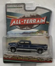 GREENLIGHT ALL TERRAIN SERIES 14 2022 RAM 2500 LARAMIE 4X4 BLUE & SILVER 