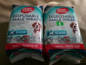 simple solutions male dog wraps