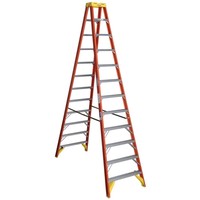 Werner-t6212 12 Ft. Fiberglass Twin Stepladder on sale Werner-t6212 12 Ft. Fiberglass Twin Stepladder on sale