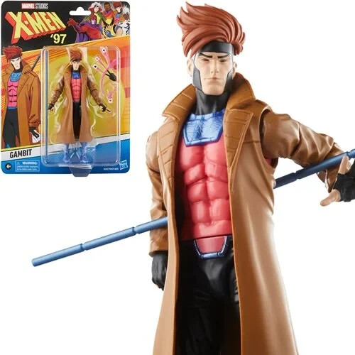 Marvel Legends Series X-Men 97 Collectible Gambit 6" Action Figures NEW - Picture 1 of 4