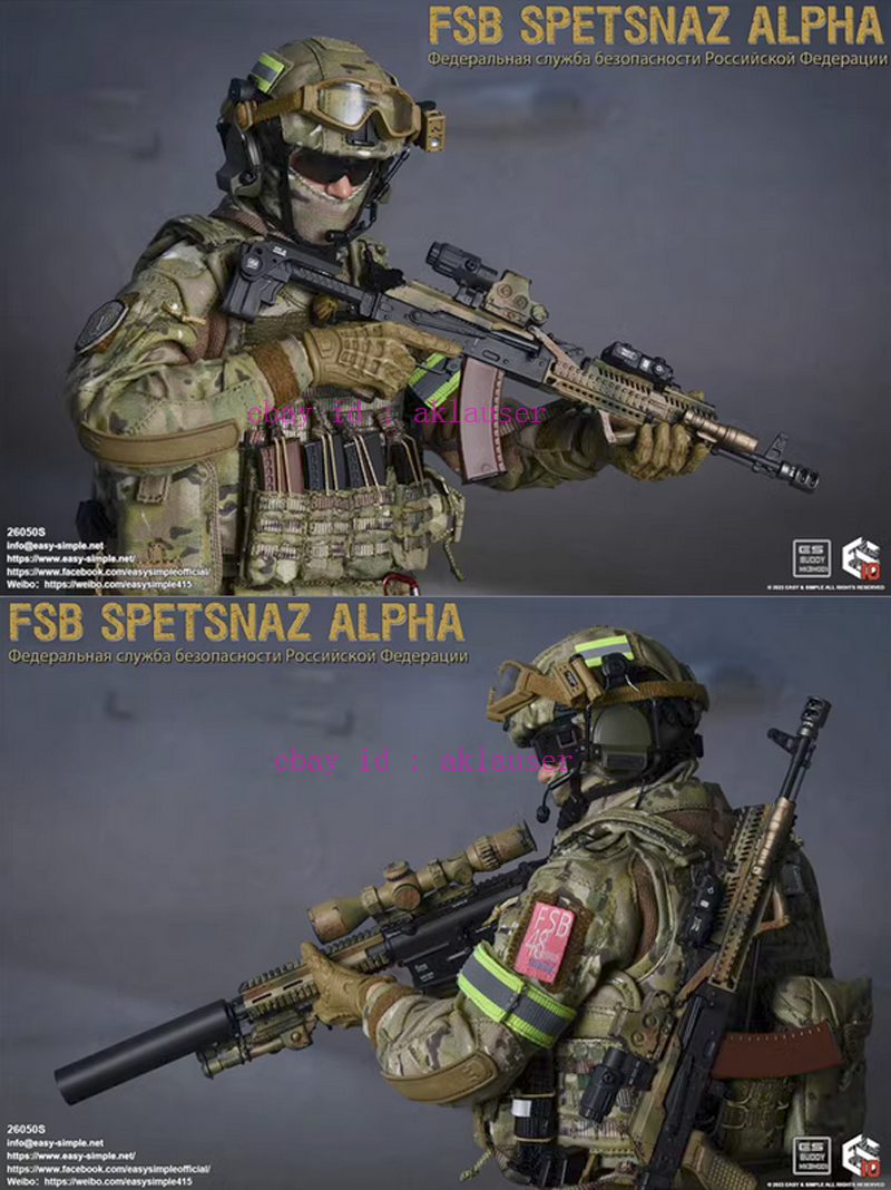 Easy&Simple Es26050s 1/6 Russia Fsb Spetsnaz Alpha Action