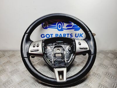 JAGUAR XF X250 2010 LENKRAD (LEDER) PADDLE SHIFT 8X23ABLEG