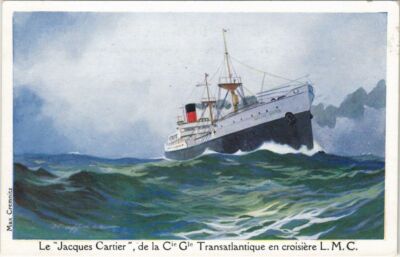 CPA Le Jacques Cartier - Cie Gle Transatlantique VERSAND (1203423)
