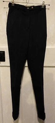 Nuovo PHOENIX Nero Donna Jodhpurs Lungo 26