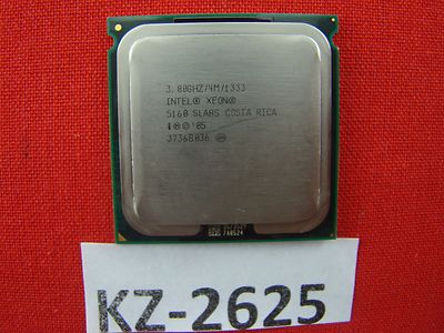 Intel Xeon 5160 SLABS 3GHz/4MB/1333MHz Sockel/Socket 771 Dual Core CPU #KZ-2625