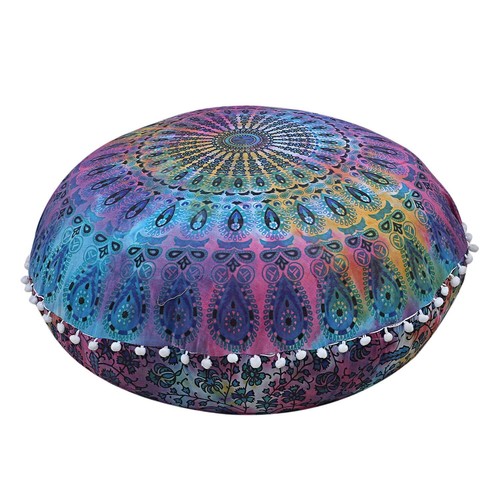 Mandala Large Pouf Pillow Case Meditation Floor Cushion Cover Bohemian Ottoman - Picture 19 of 112