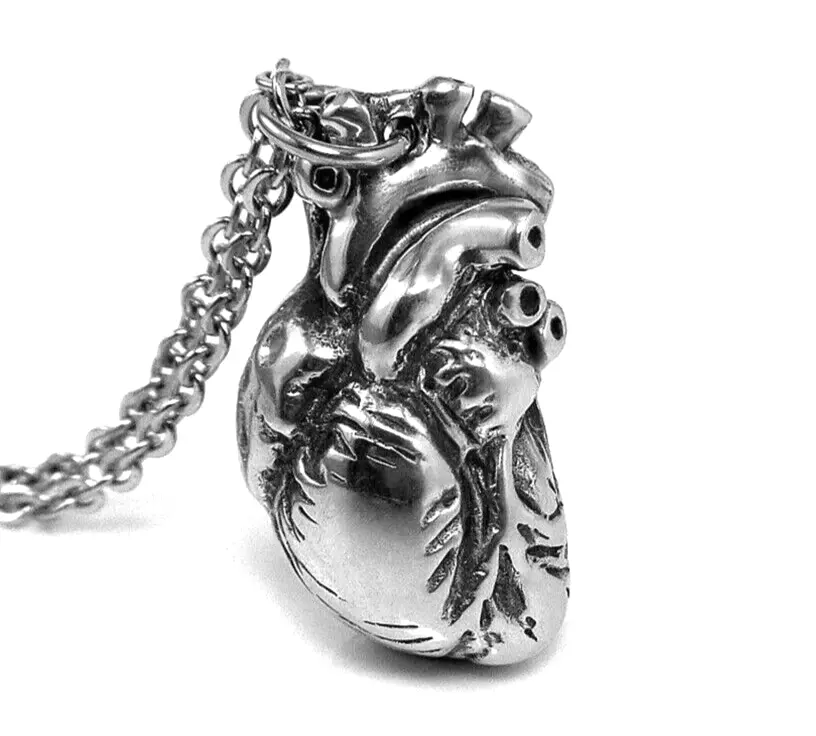 Steampunk sale heart necklace