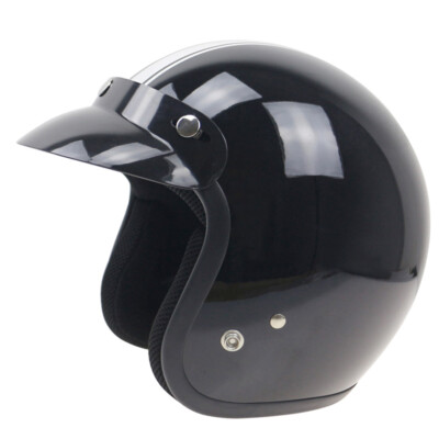 Universal 3Snap Motorcycle Helmet Peak Len Open Face Sun Shade