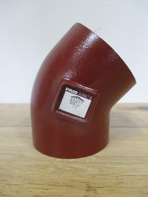 PAM Global S Bogen 45°Grad DN 100 Guss Entwässerung Abwasser S13/500