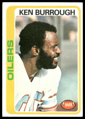 1978 Topps #37 Ken Burrough Houston Oilers