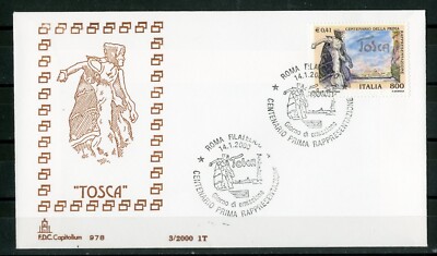 ITALIEN 2000 - FDC CAPITOLIUM 978 - Hundertjahrfeier Erstdarstellung der Toskana