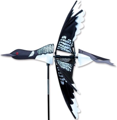 27'' Flying Loon Spinner Wind Spinner Garden Stake by Premier Kites #25018