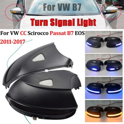 For CC Scirocco Passat B7 EOS 2011-2017 LED Dynamic Mirror Turn Signal Light