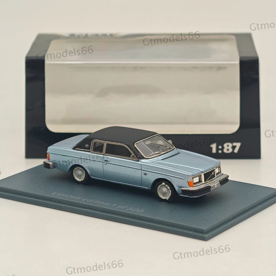 1/87 NEO SCALE MODELS Volvo 262C Blue Resin Car Limited Collection - Image 2 of 4