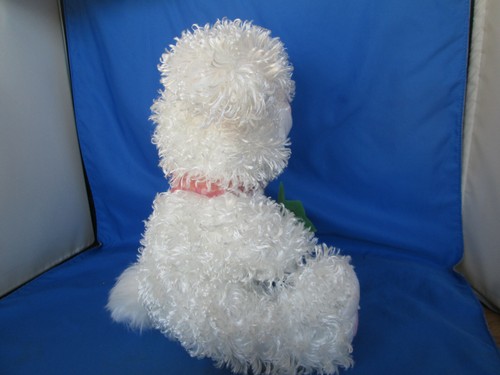 Bunny Rabbit Stuffed Animal Super Soft Shaggy With Carrot 10" Plush - Picture 5 of 8