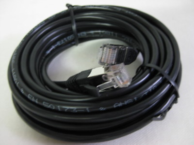 Helos Patchkabel SF/UTP CAT 5e schwarz 5m 131880 Patch Kabel