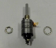 Allen Bradley Clarostat Type WR Potentiometer Switch WRS1G056S102U 1K-OHM 9129