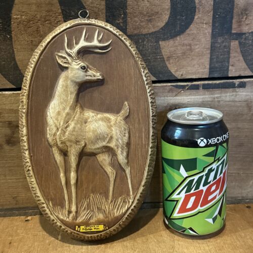 Arte de pared de tiza vintage placa ciervo Buck ciervo recuerdo de Douglas Wyoming - Imagen 4 de 10