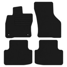 Velours Fußmatten für Seat Leon IV PHEV ab Bj. 2020 Automatten NEU SCHWARZ STD