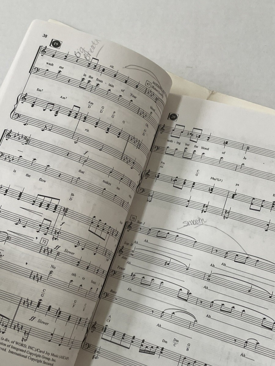 Only To Him” Choral Book + Cassette Set Brooklyn Tabernacle