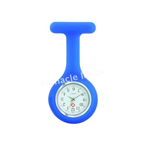 Battery Silicone Nurse Watch Brooch Medical Pendant Nursing Tunic Pocket Clip - Picture 11 of 19