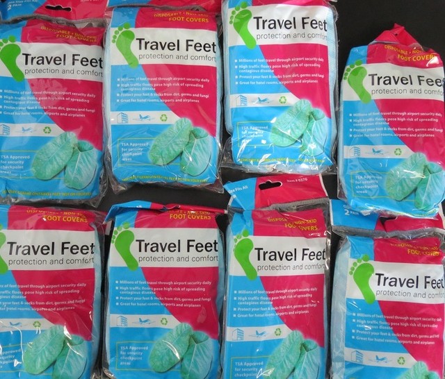 Travel Feet 0376 Foot Covers TSA Approved 8(2 Pks) for sale online eBay