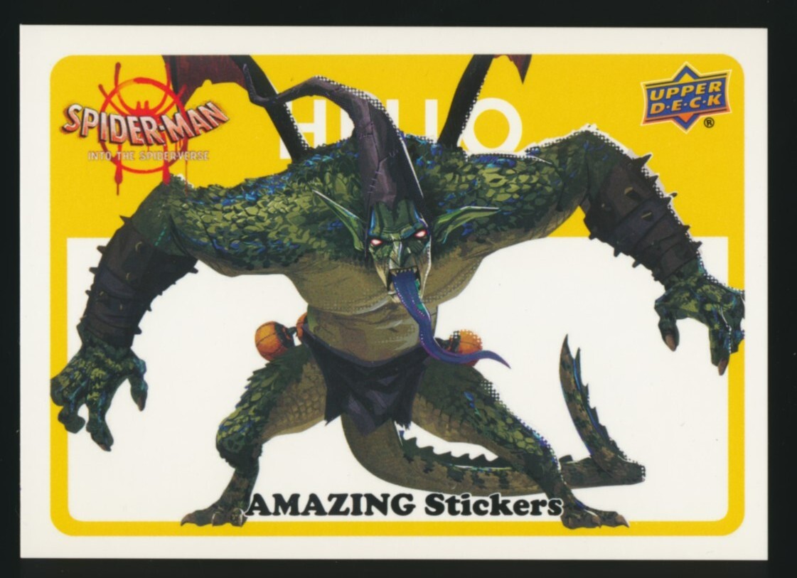 upperdeck spiderman l gems グリーンゴブリン AS-14 GREEN GOBLIN 2022 UD Spider-Man Into the Spider-Verse